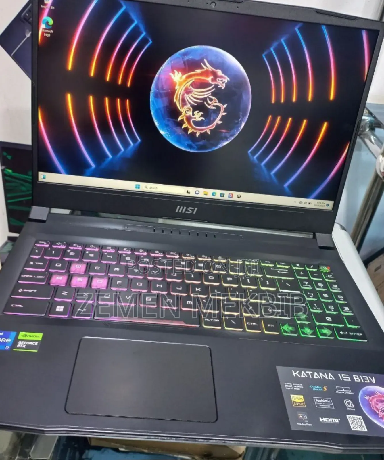 New Laptop MSI GF63 16GB AMD Ryzen 9 SSD 1T