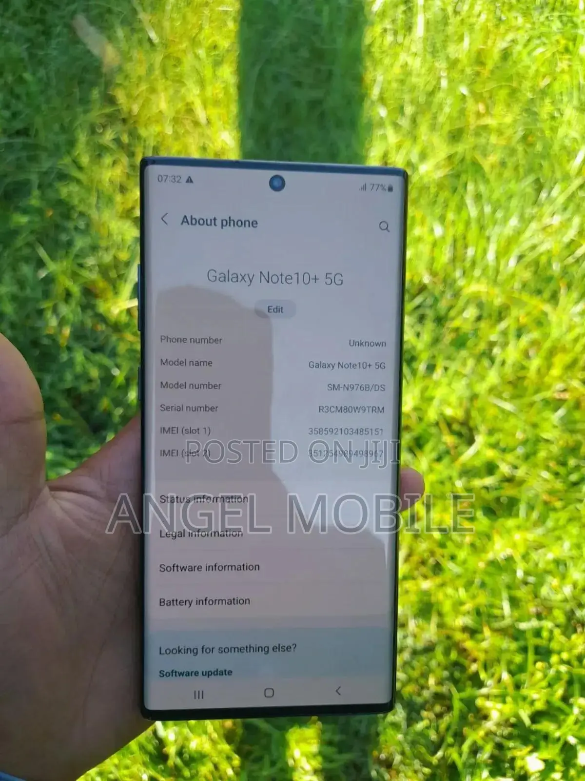 Samsung Galaxy Note 10 Plus 5G 256 GB Black