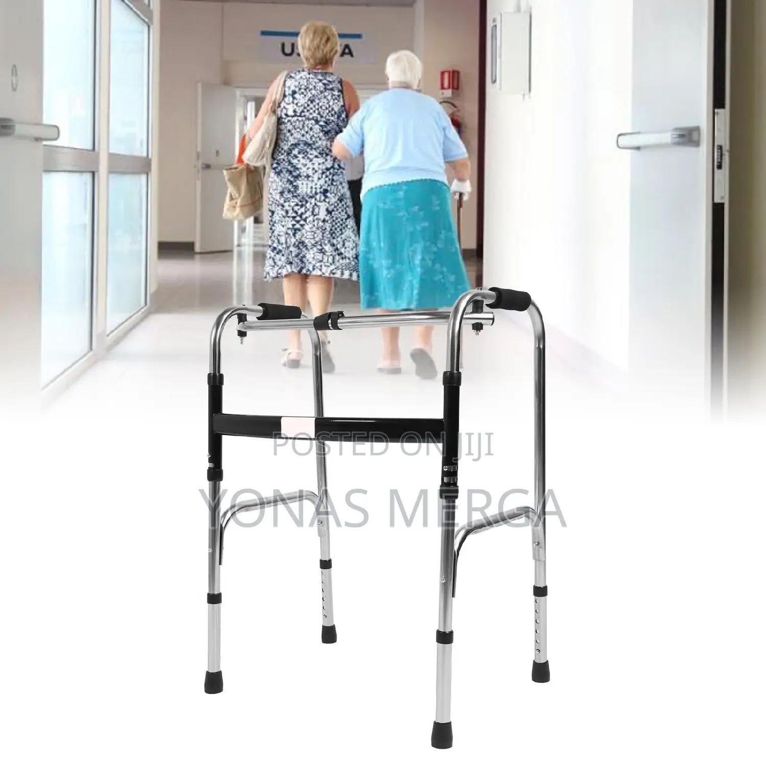 Standard Walkers Folding Walker/Quickly Adjust the Height/