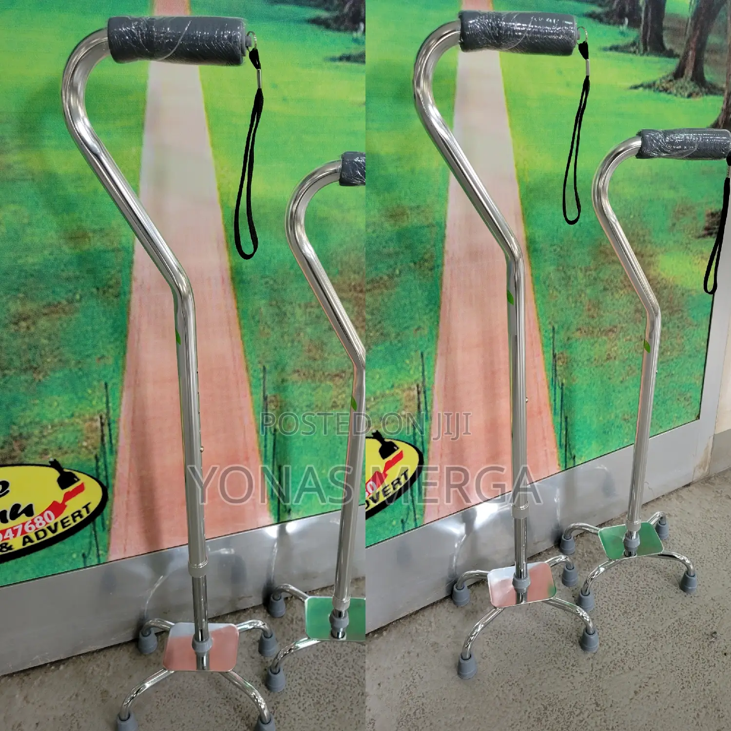 Walking Stick/ከዘራ+Flexibility To Walk, Run And Turn Easily
