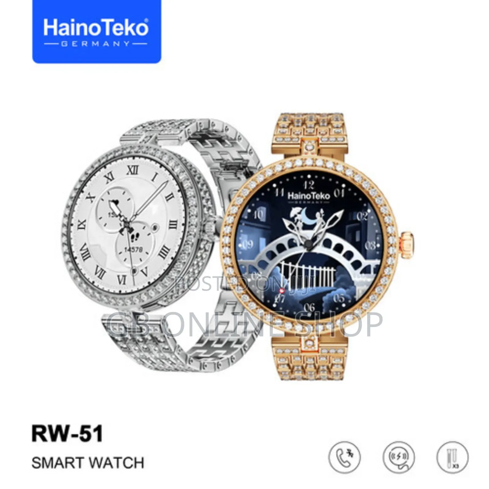 Haino Teko Germany Rw-51 Latest Ladies Smart Watch