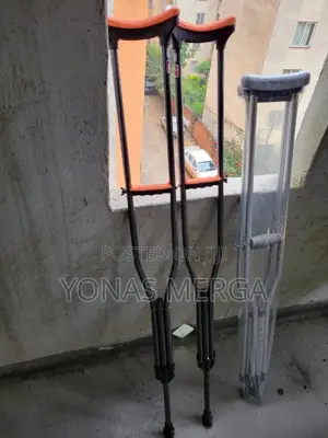 Photo - Underarm Crutch Axillary Walking Stick(Length:110-150cm)