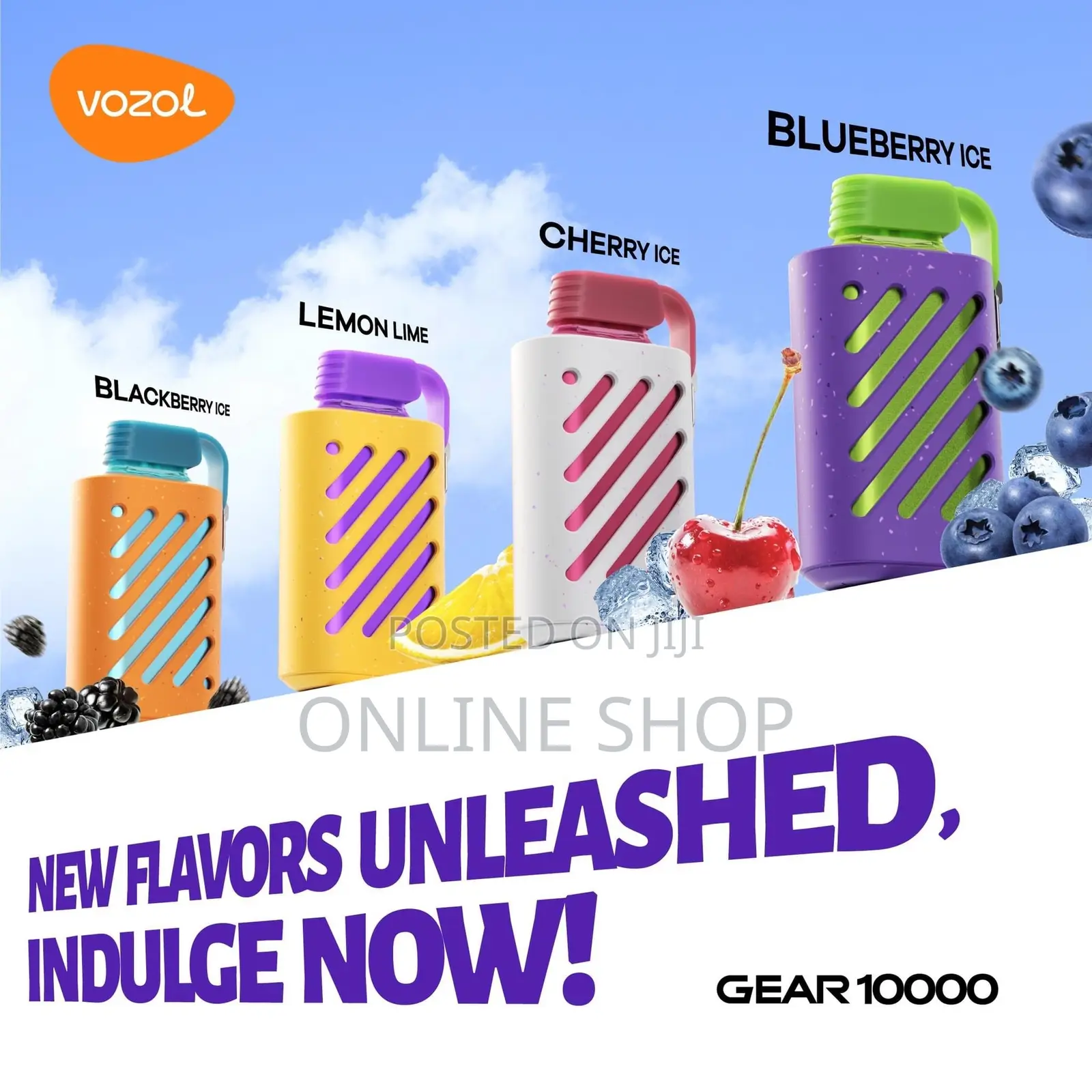 Vozol Hookha Vape With Free Delivery