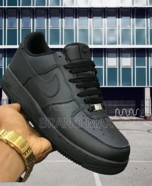 Photo - Nike Airforce 1 Black Premium Quality