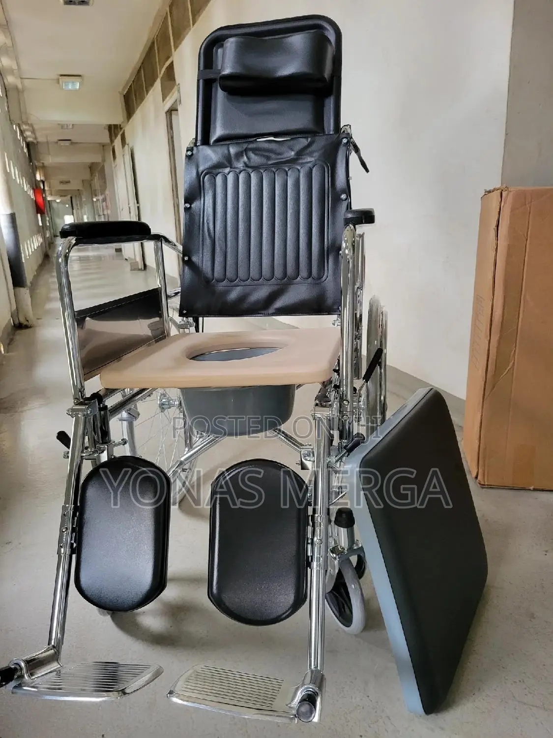 Multifunctional Wheelchair Full Reclin 6-Position Adjustment