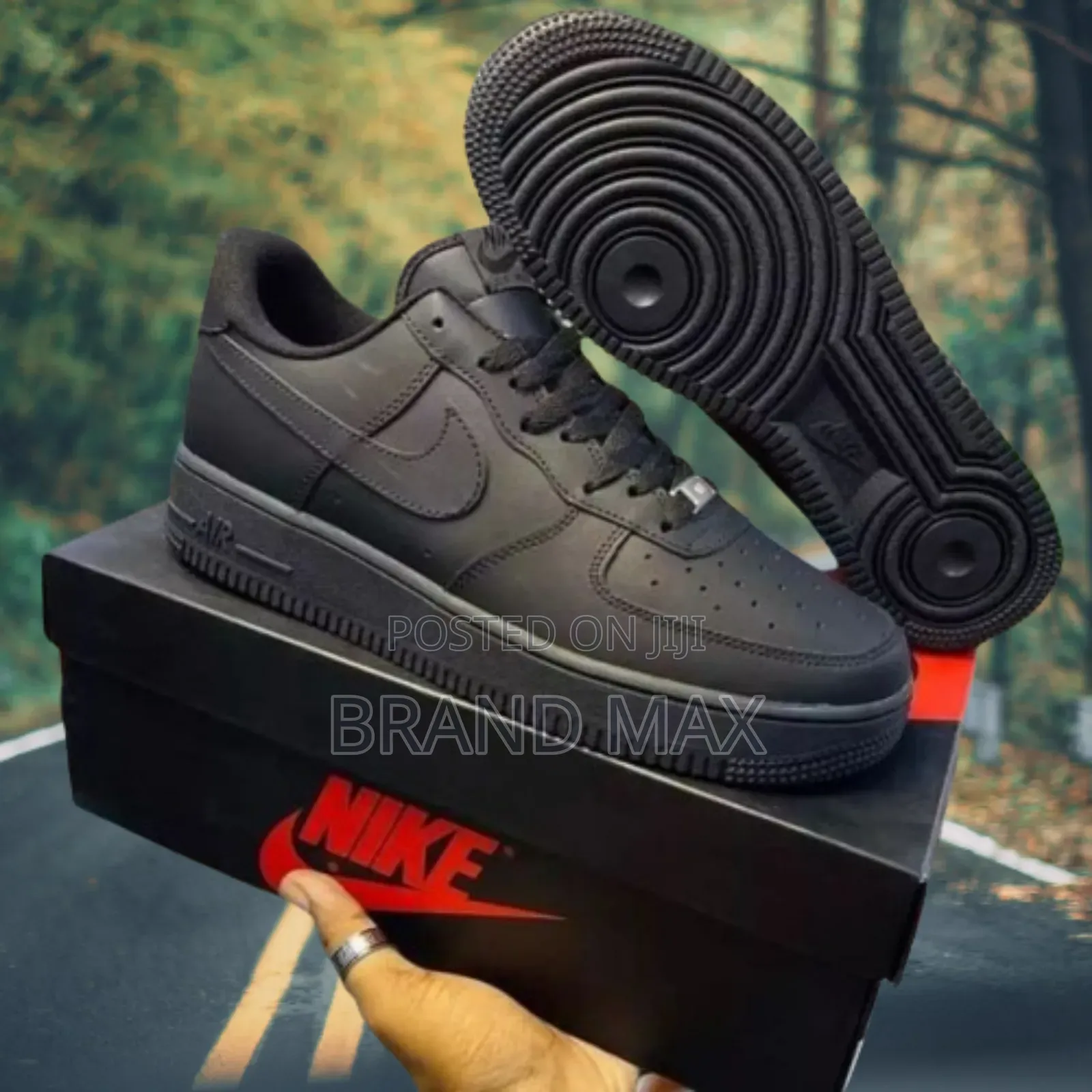 Nike Airforce 1 Black Premium Quality