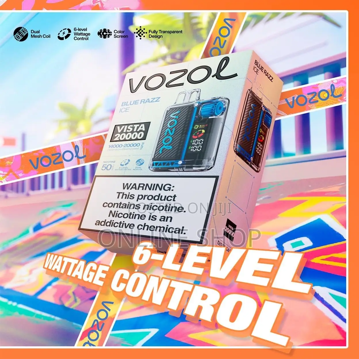 Vozol Vista With 6 Level Power Controller With Free Delivery