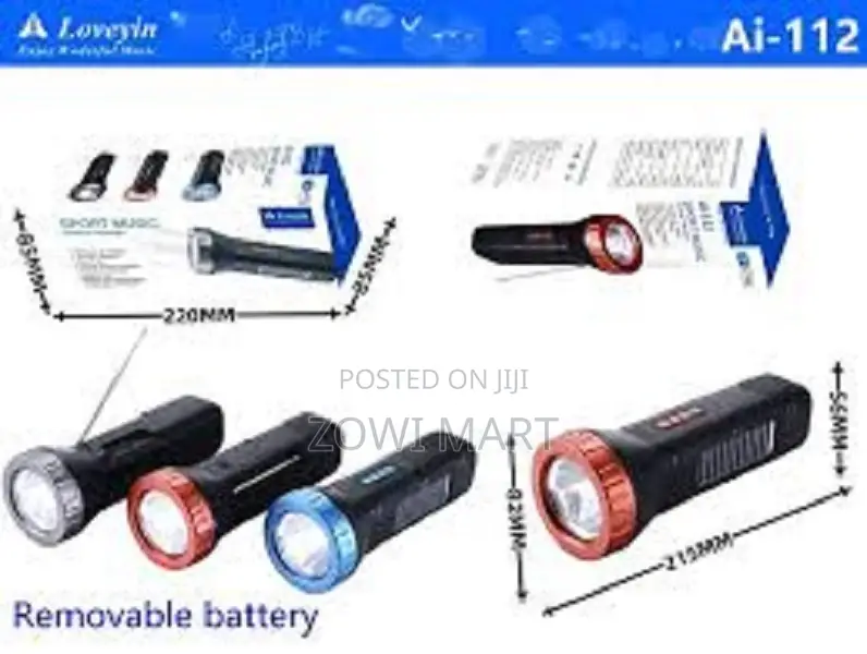 Solar Powered Wireless Bluetooth Flashlight Speaker