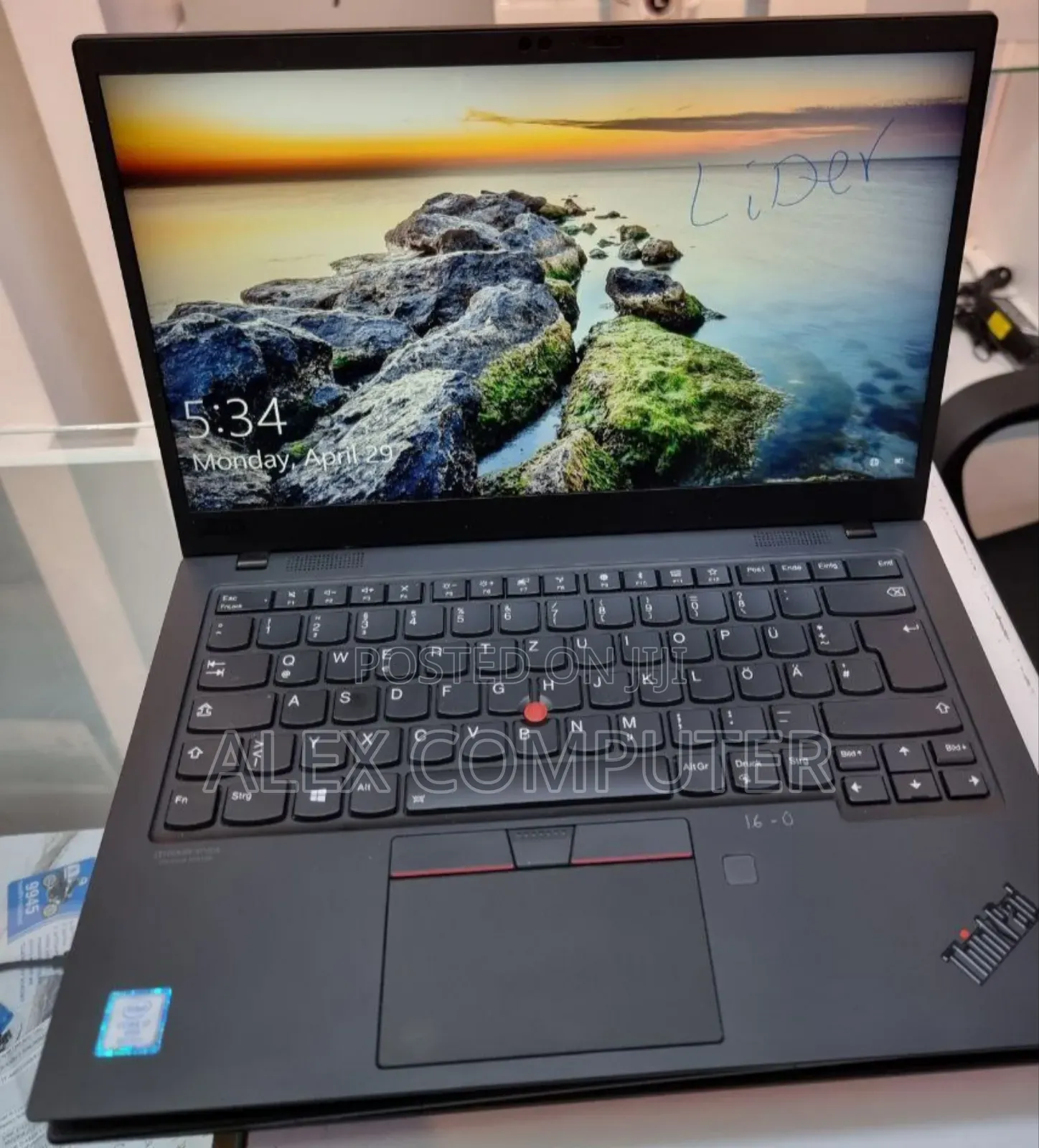 New Laptop Lenovo ThinkPad X1 Carbon 16GB Intel Core I7 SSD 512GB