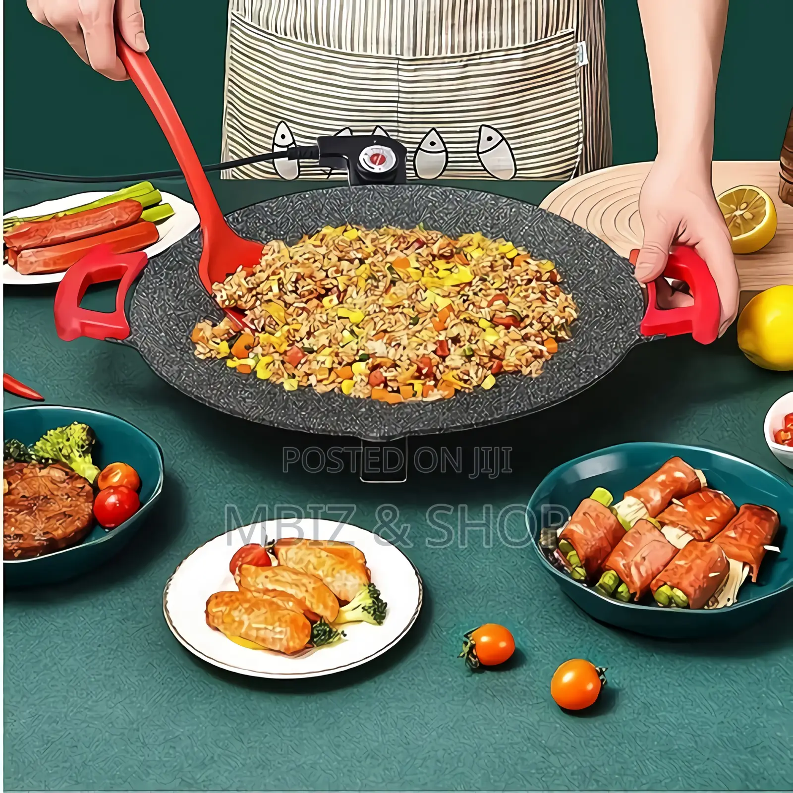በኤሌትሪክ የሚሰራ ምጣድ