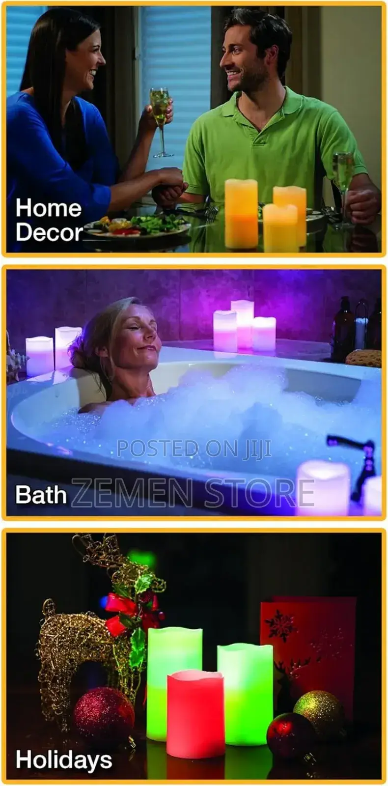 Three in One Luma Smart Candle