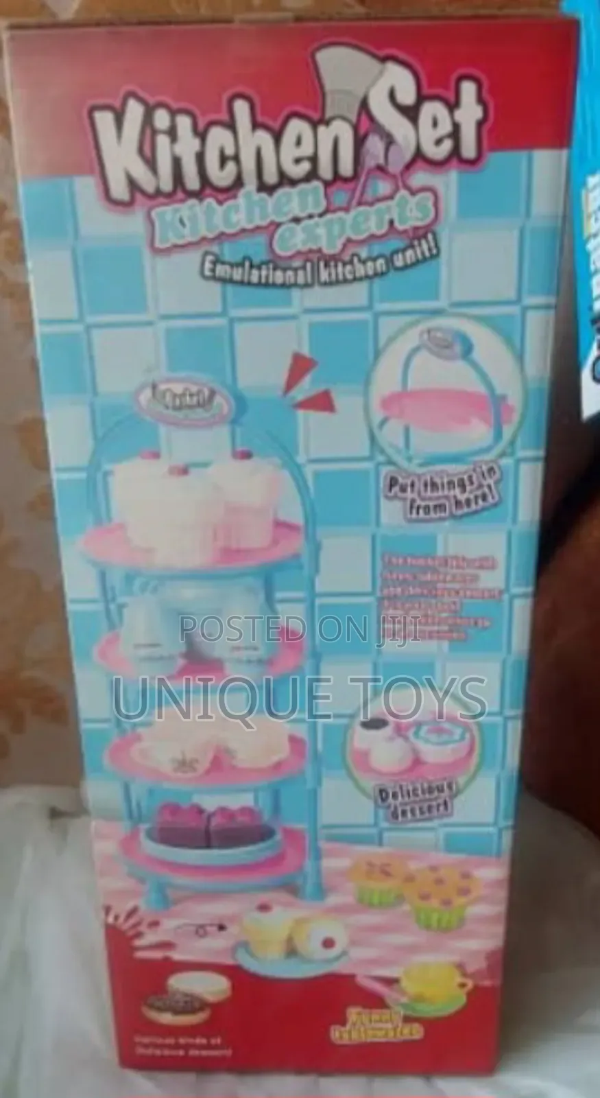 Confectionery Cupcakes Tea Plates Kitchen Toy Set 