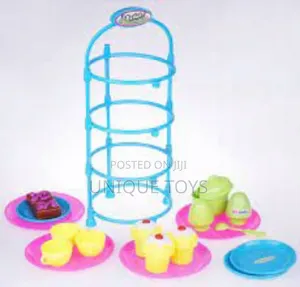 Confectionery Cupcakes Tea Plates Kitchen Toy Set 