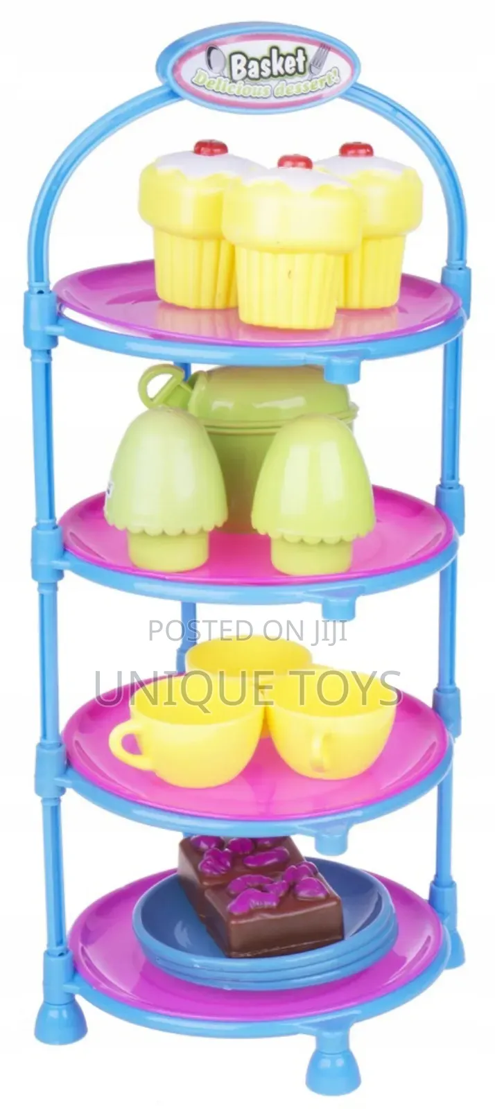 Confectionery Cupcakes Tea Plates Kitchen Toy Set 