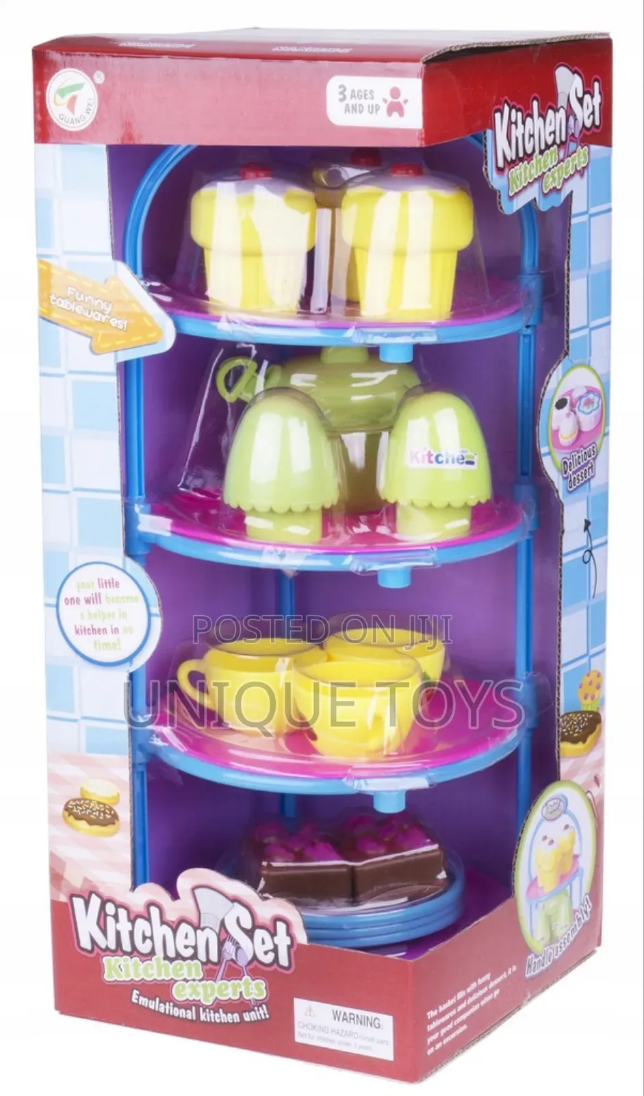 Confectionery Cupcakes Tea Plates Kitchen Toy Set 