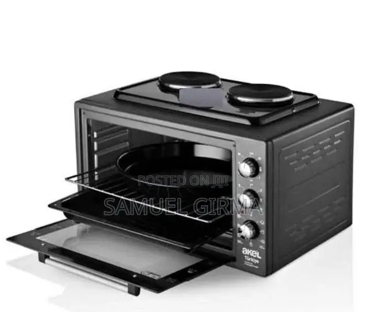 48liter Electrical Oven ( ኦቭን) With Two Hot Plate Stove