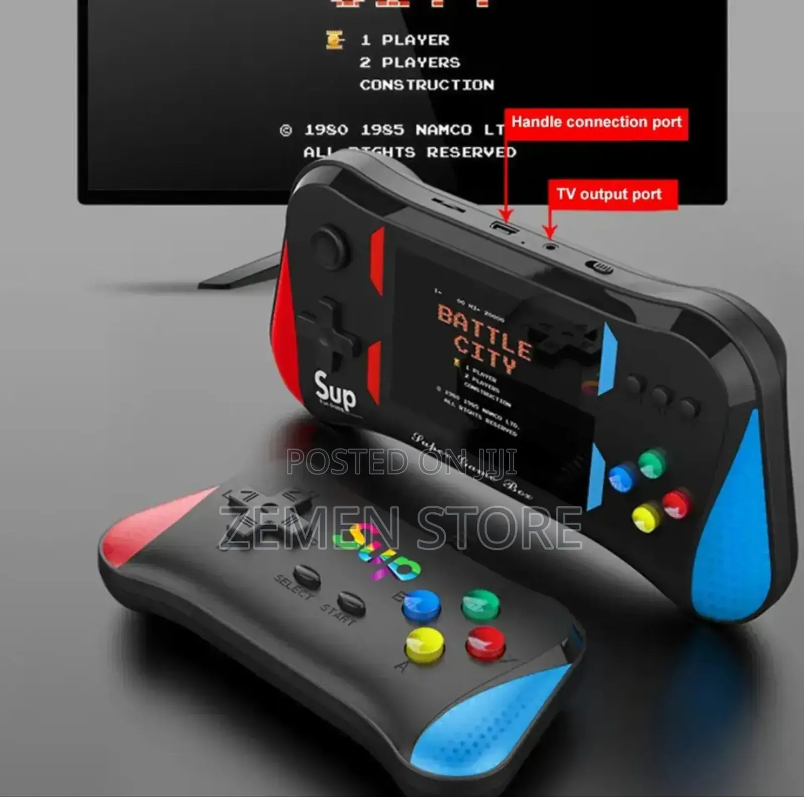 ባለ 2 Joystick የሆነ Hd X7m Sup Game Box