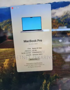 Photo - New Laptop Apple MacBook Pro 2021 M1 32GB Apple M1 Pro SSD 1T