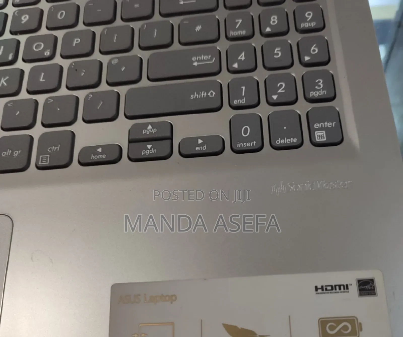 New Laptop Asus VivoBook 15 X540NA 8GB Intel Core I7 SSD 512GB