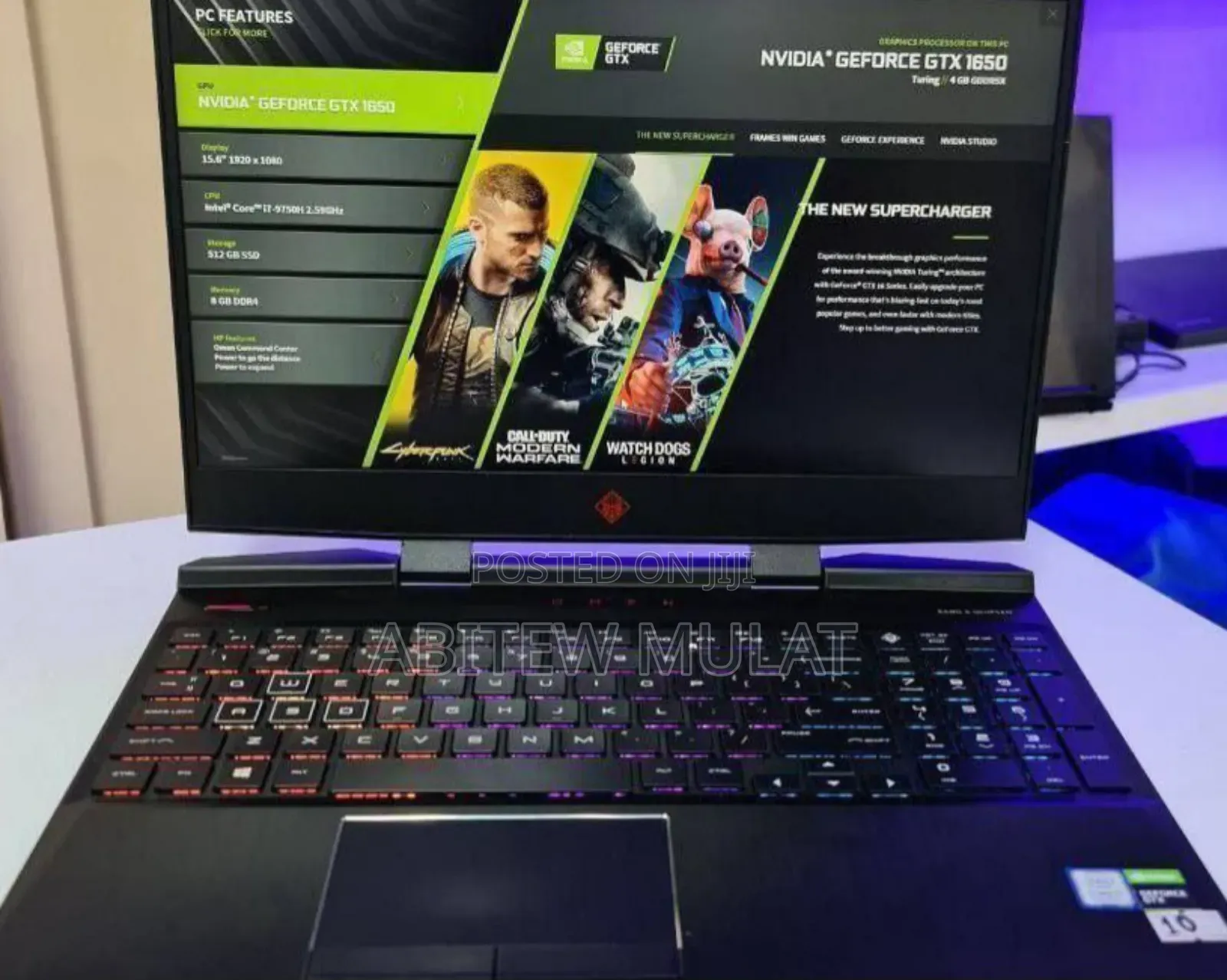 New Laptop HP Omen X 16GB Intel Core I7 SSD 512GB