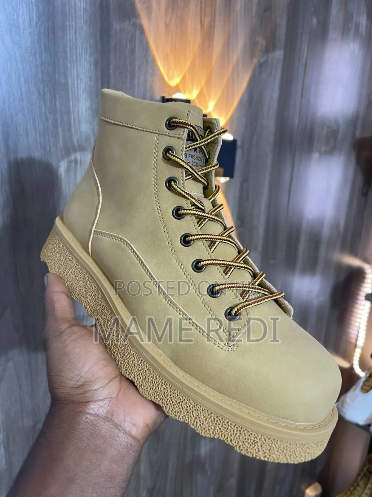 Half Boots Classy LookRugged Style Shoes