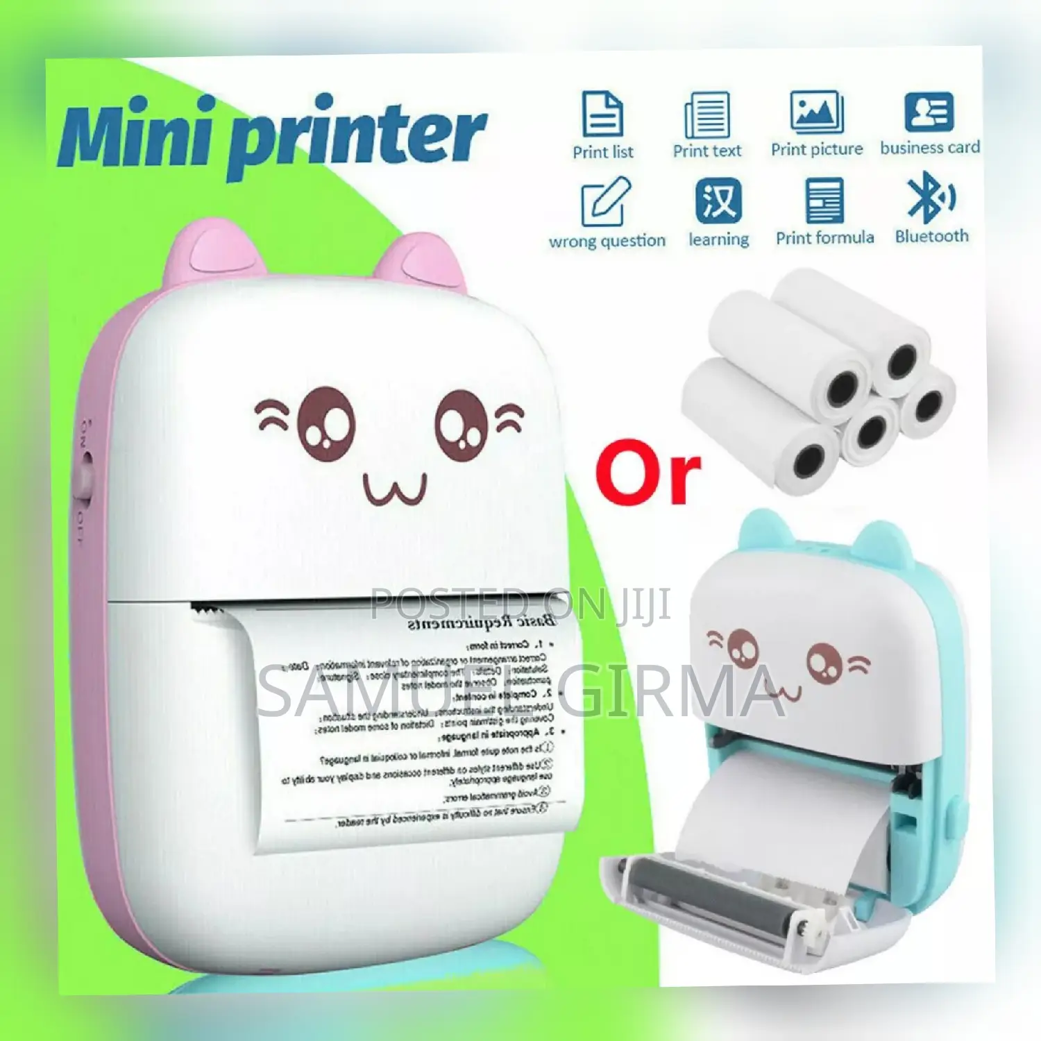 Portable Mini Bluetooth Printers