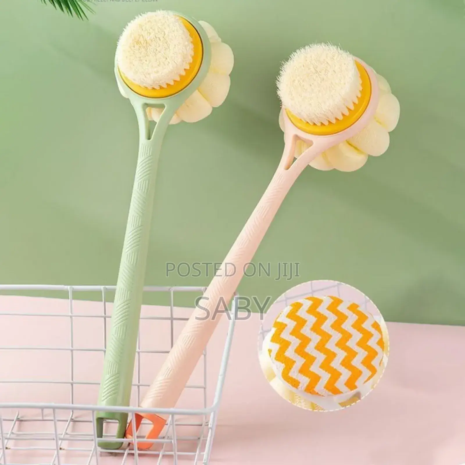 2in1 Long Hundled Bath Brush