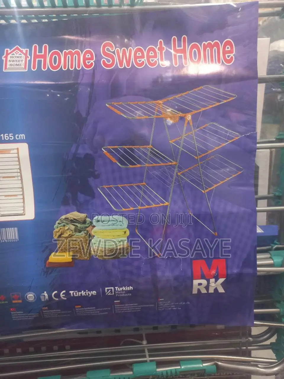 Cloth Drying Rack Turkey- የልብስ ማስጫ Made in Turkey