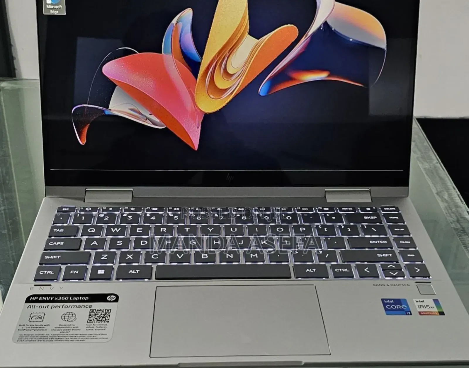 New Laptop HP Envy X360 16GB Intel Core I7 SSD 1T