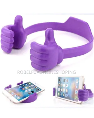 Thumb Shaped Flexible Phone and Tablet Stand to Watch Videos