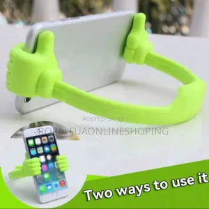 Thumb Shaped Flexible Phone and Tablet Stand to Watch Videos