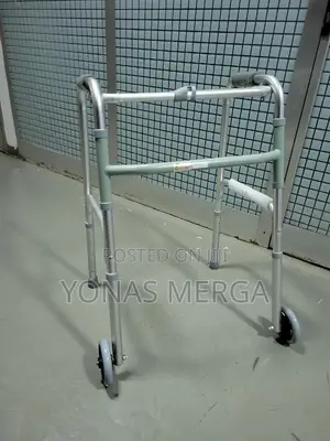 Photo - Folding Walker- 2 KGS (Silver)Usage: Walking/Adult Walker