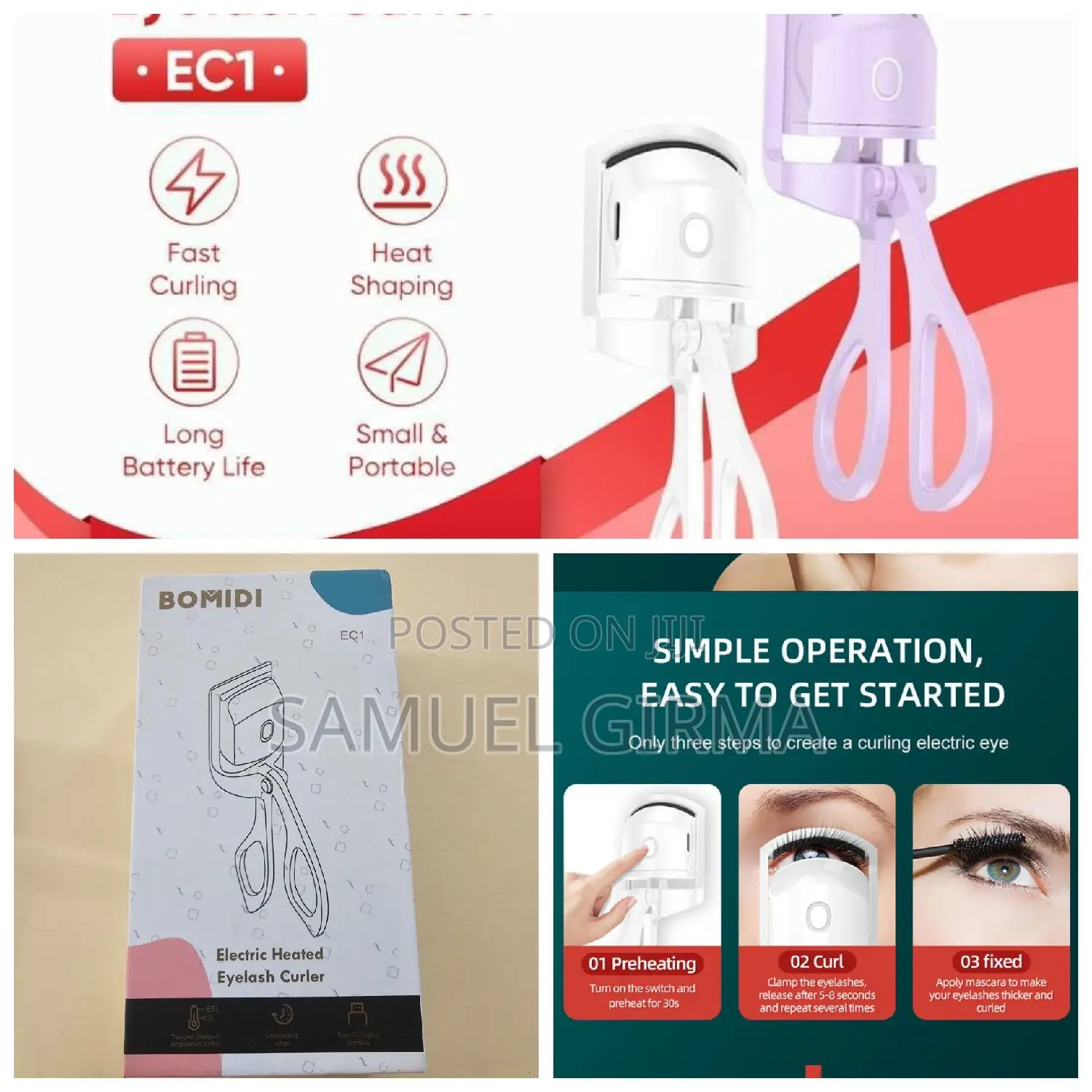  Bomidi EC1 Electric Eyelash Curler