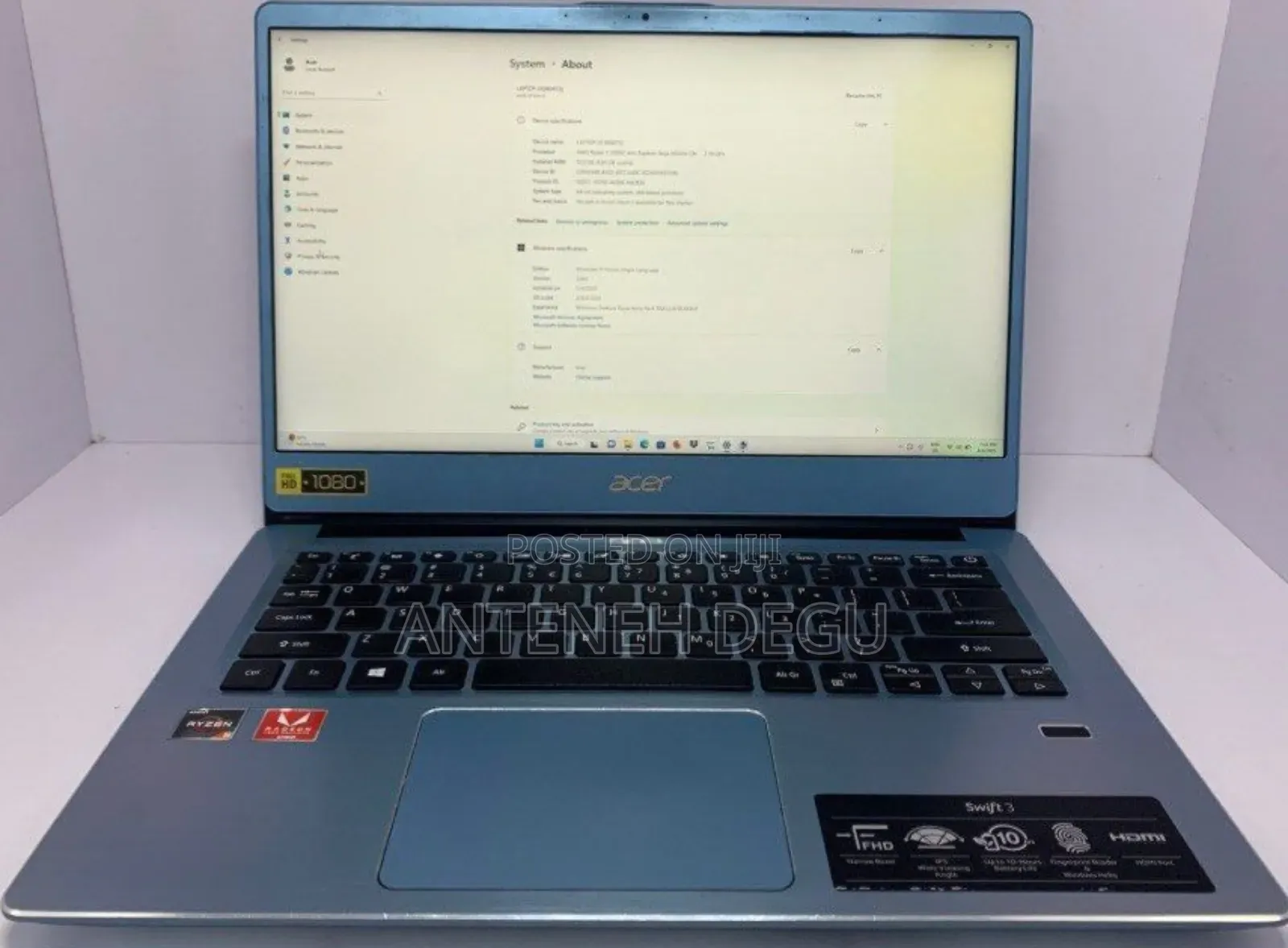 New Laptop Acer Aspire 3 8GB AMD Ryzen 5 SSD 256GB