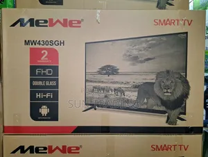 Mewe 43" Smart Double Glass Led Television / 2024