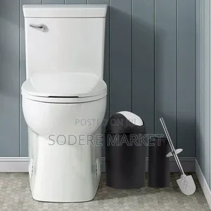 Photo - 6 In 1 Bathroom Accessories Set With Golden Ring(