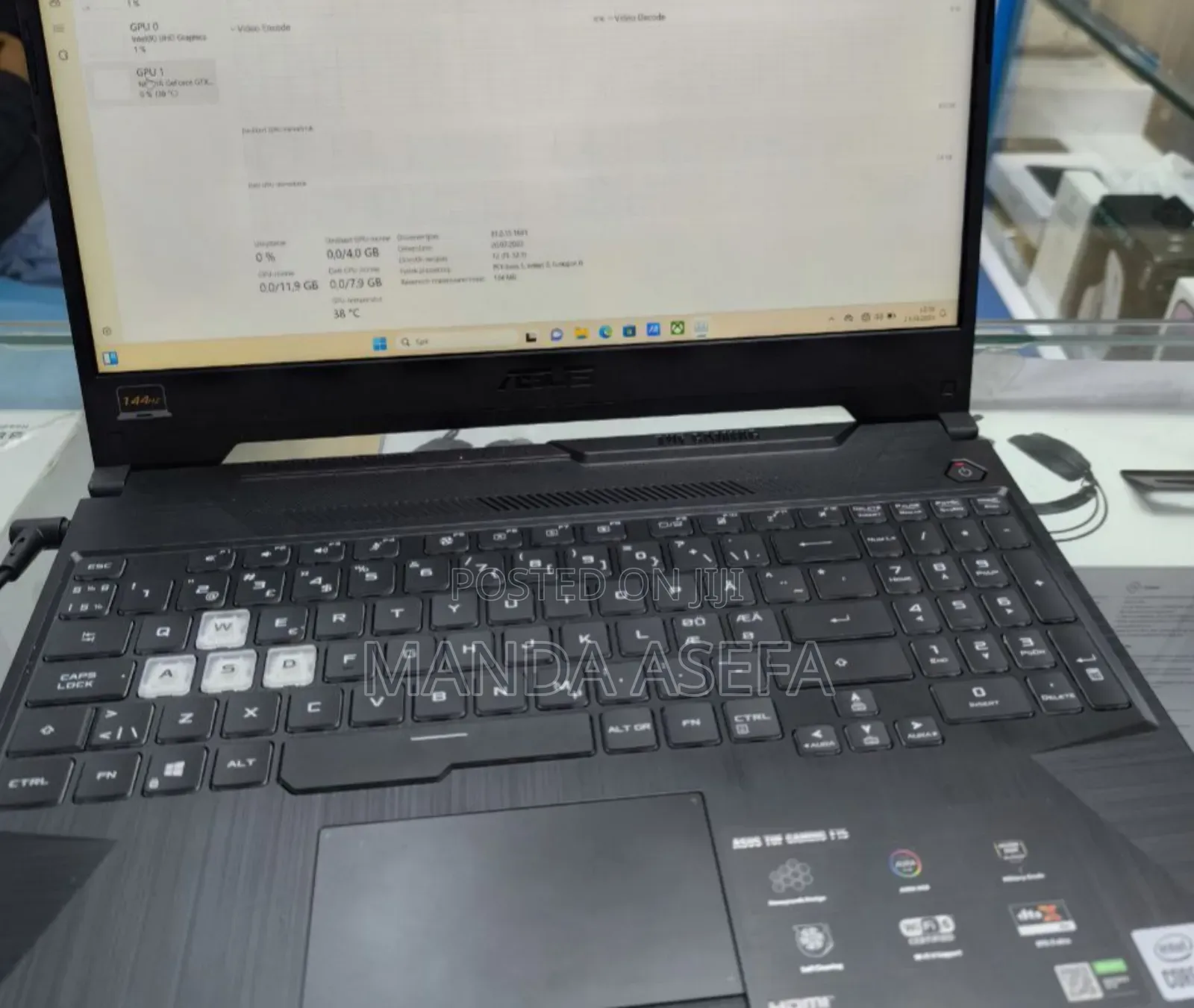 New Laptop Asus TUF Gaming A15 16GB Intel Core I5 SSD 512GB