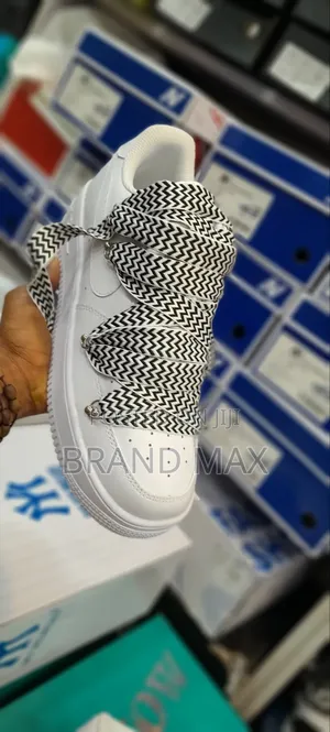 Nike Airforce 1 "LANVIN BLACK WHITE " Premium Quality