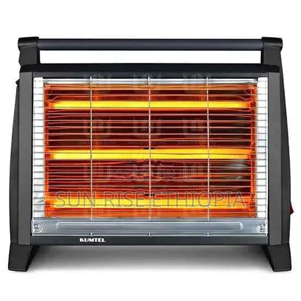 Kumtel Electric Room Heater ባለ ሶስት አምፖል የቤት እና የቢሮ ማሞቂያ