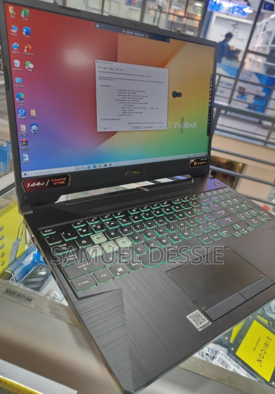 New Laptop Asus TUF Gaming A15 16GB AMD Ryzen 7 SSD 512GB