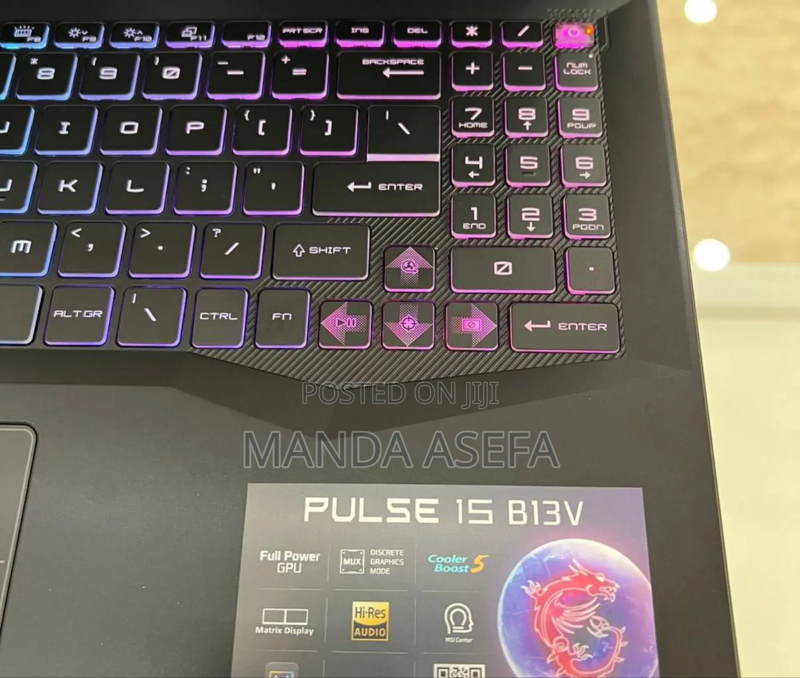 New Laptop MSI 16GB Intel Core I9 SSD 1T