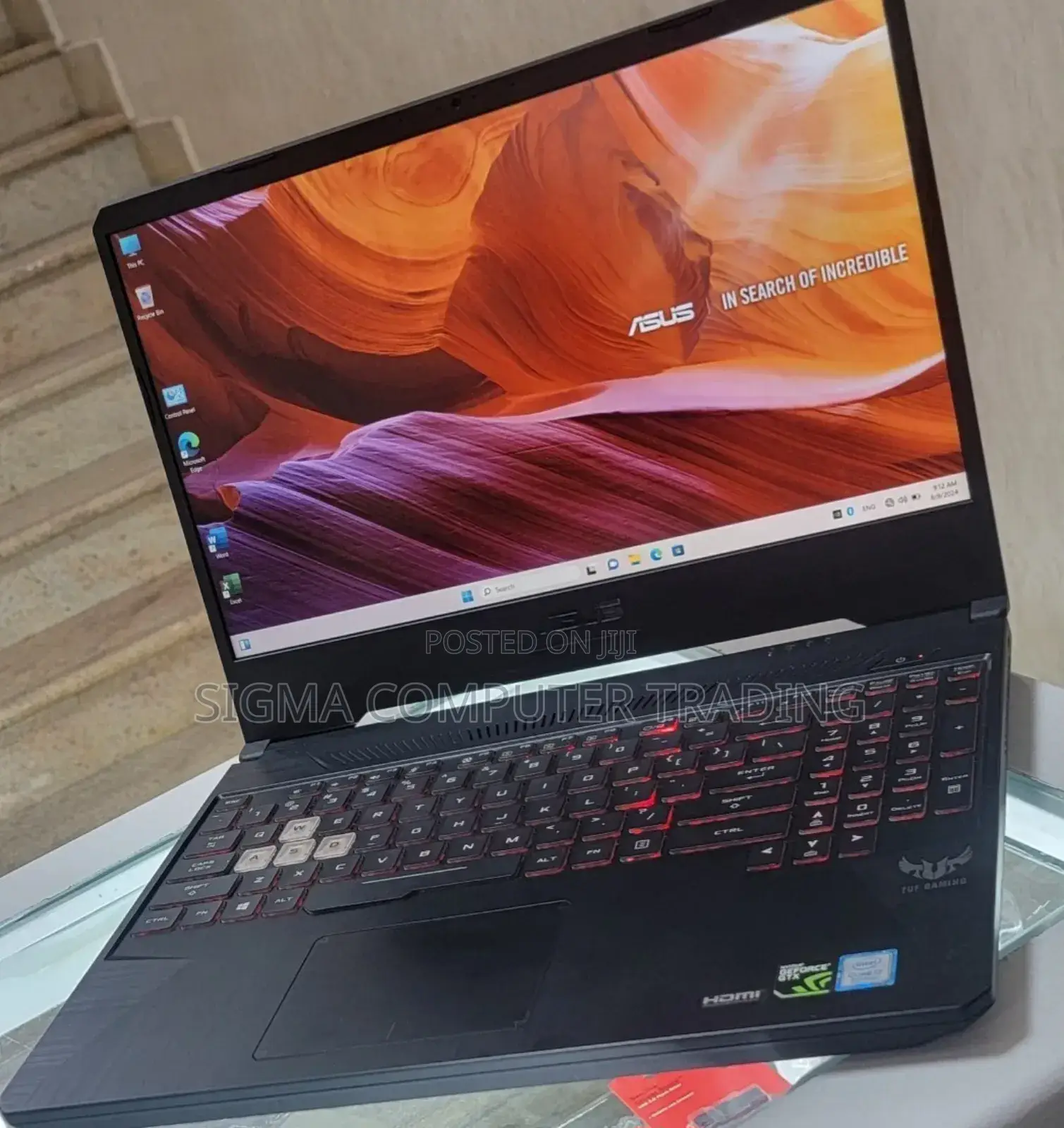 New Laptop Asus TUF Gaming A15 16GB Intel Core I7 SSD 512GB