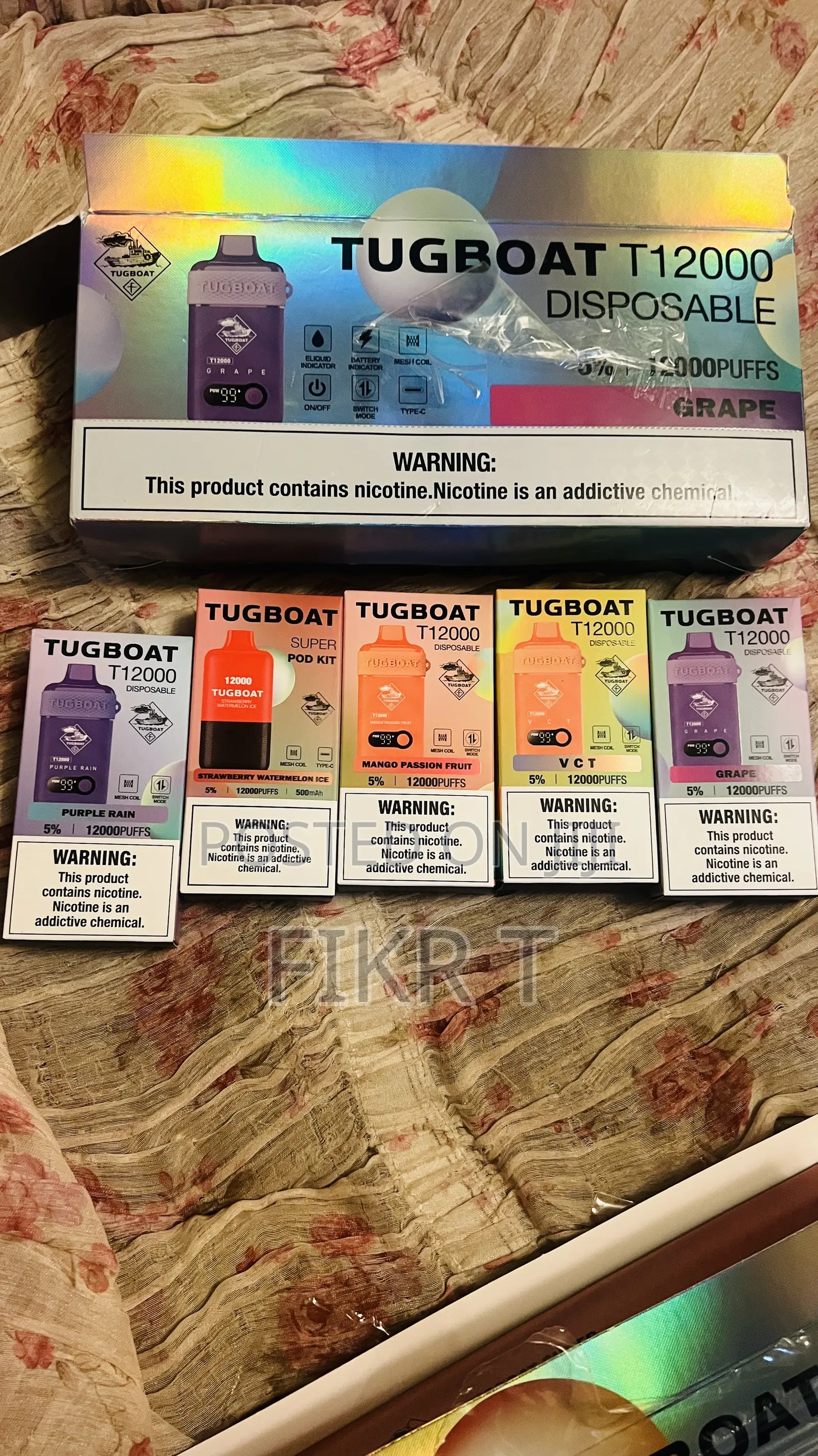 Tugboat 12,000puff Disposable Vape