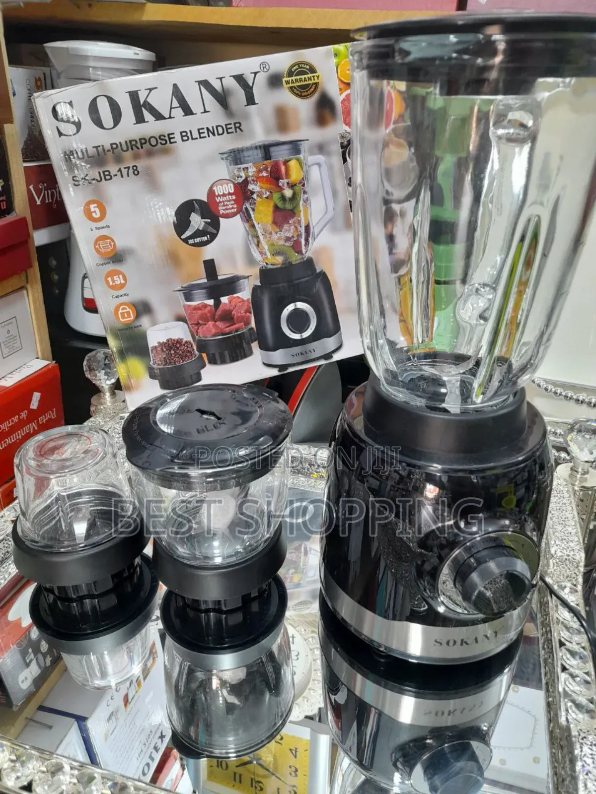 Sokany 3 in 1 Blender Juicer
