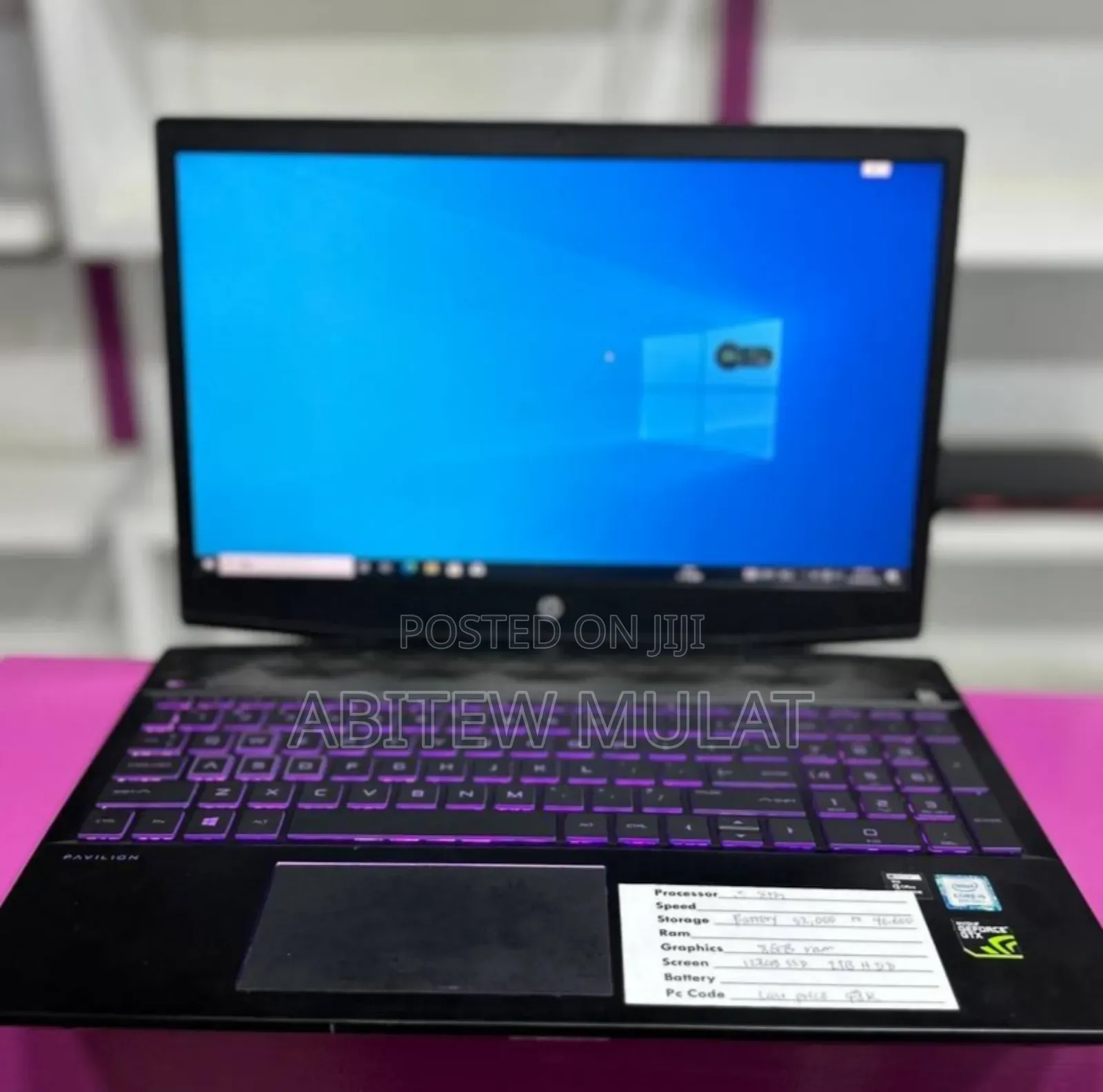 New Laptop HP Pavilion Power 15 8GB Intel Core I5 HDD+SSD 1T