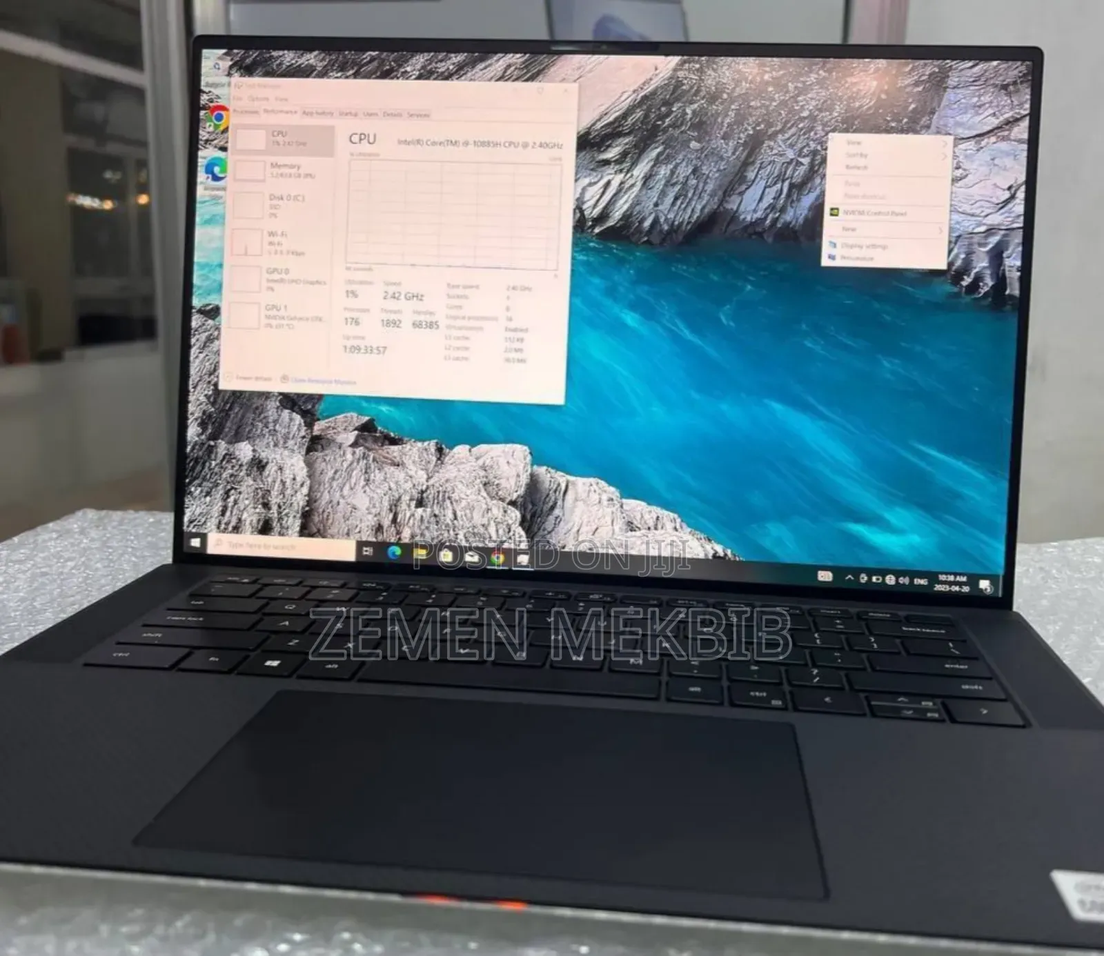 New Laptop Dell XPS 15 32GB Intel Core I7 SSD 1T