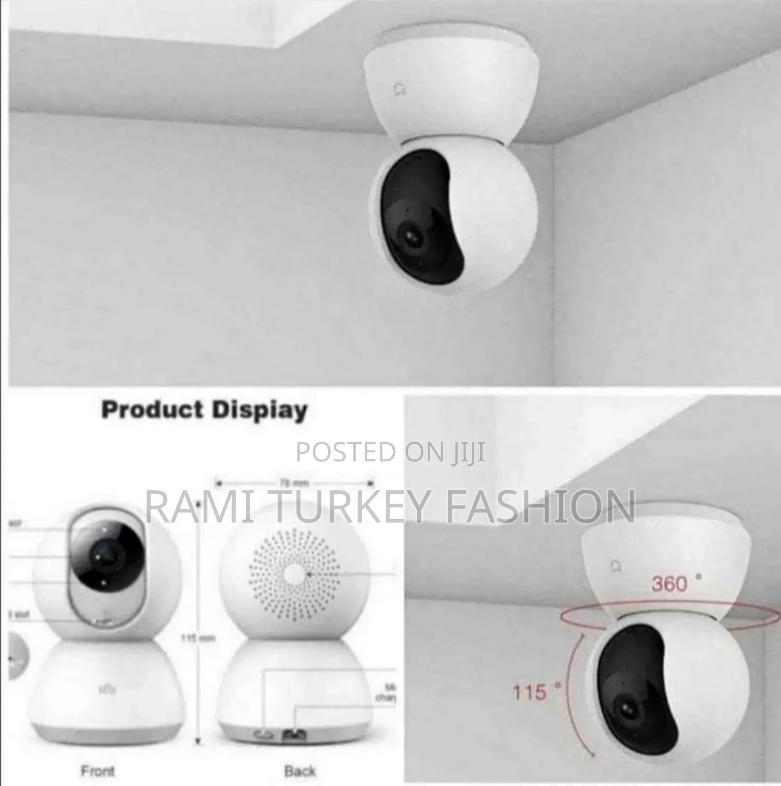 ሴኩሪቲ ካሜራ(MI Security Camera /360°)