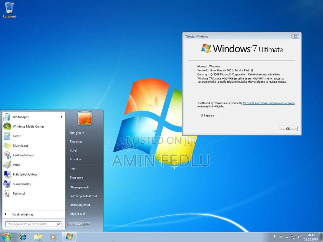 Windows 7 Ultimate Pre-Activated