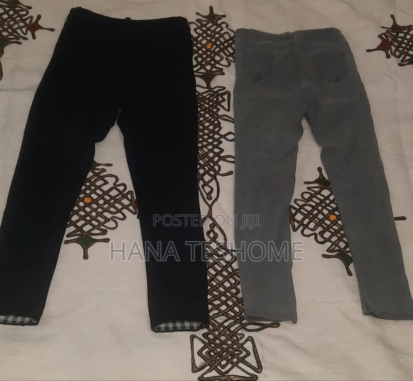 Black and Grey Jeans