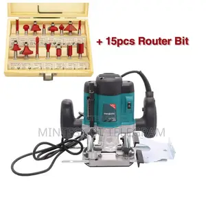 Photo - Meakida Router and Router Bit 15 Piece